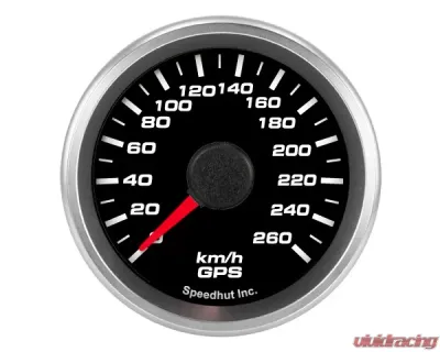 SpeedHut GPS Speedometer Gauge 260kmh Metric - GRM2-GPS-05