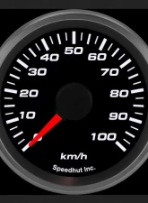 SpeedHut Speedometer Gauge 100kmh Metric Programmable                                     - GRM2-SPEEDO-01 - Image 2
