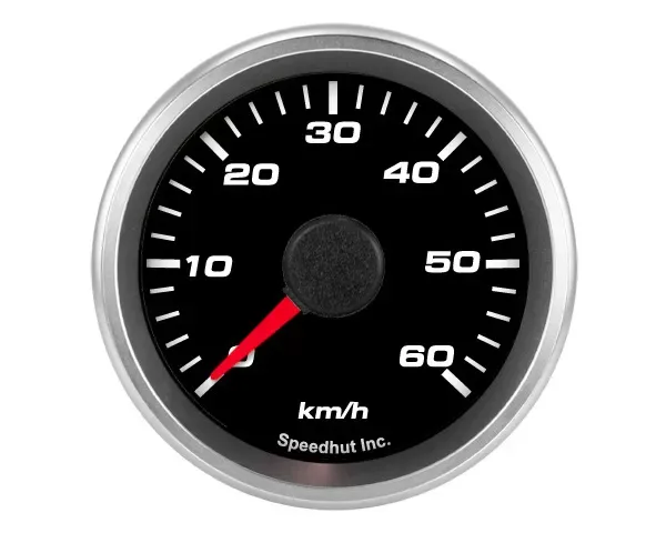 SpeedHut Speedometer Gauge 60kmh Metric Programmable - GRM2-SPEEDO-02