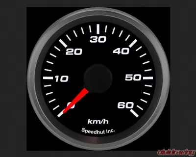 SpeedHut Speedometer Gauge 60kmh Metric Programmable - GRM2-SPEEDO-02