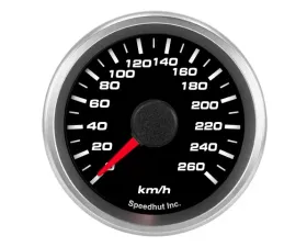 SpeedHut Speedometer Gauge 260kmh Metric Programmable