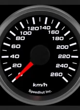 SpeedHut Speedometer Gauge 260kmh Metric Programmable                                     - GRM2-SPEEDO-05 - Image 2