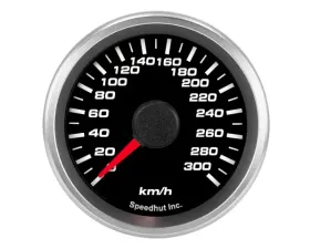 SpeedHut Speedometer Gauge 300kmh Metric Programmable