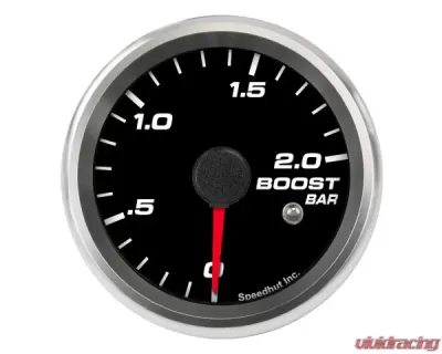 SpeedHut Boost Gauge 0-2bar Metric with Warning - GRM258-BOOST-02