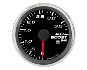 SpeedHut Boost Gauge 0-4bar Metric with Warning
