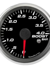 SpeedHut Boost Gauge 0-4bar Metric with Warning                                     - GRM258-BOOST-04 - Image 7