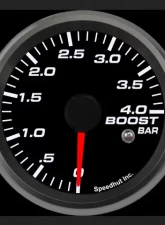 SpeedHut Boost Gauge 0-4bar Metric with Warning                                     - GRM258-BOOST-04 - Image 2