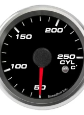 SpeedHut Cylinder Head Temperature Gauge 50-250C Metric with Warning                                     - GRM258-CYLHEAD-01 - Image 7