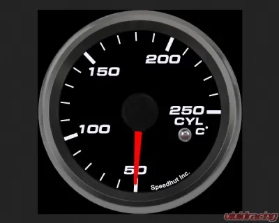 SpeedHut Cylinder Head Temperature Gauge 50-250C Metric with Warning - GRM258-CYLHEAD-01
