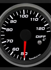 SpeedHut Diff Temp Gauge 50-125C Metric with Warning                                     - GRM258-DIFF-01 - Image 2