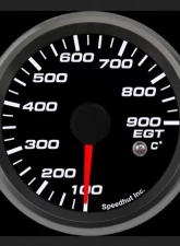 SpeedHut EGT Temp Gauge 100-900C Metric with Warning                                     - GRM258-EGT-01 - Image 2