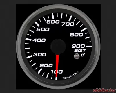 SpeedHut EGT Temp Gauge 100-900C Metric with Warning - GRM258-EGT-01