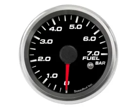 SpeedHut Fuel Pressure Gauge 0-7.0bar Metric with Warning