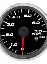 SpeedHut Fuel Pressure Gauge 0-7.0bar Metric with Warning                                     - GRM258-FUEL-01 - Image 7