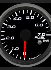 SpeedHut Fuel Pressure Gauge 0-7.0bar Metric with Warning                                     - GRM258-FUEL-01 - Image 2