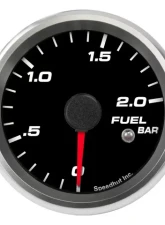 SpeedHut Fuel Pressure Gauge 0-2.0bar Metric with Warning                                     - GRM258-FUEL-02 - Image 7