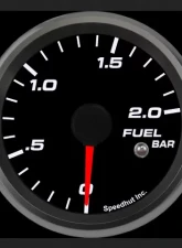 SpeedHut Fuel Pressure Gauge 0-2.0bar Metric with Warning                                     - GRM258-FUEL-02 - Image 2