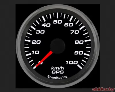 SpeedHut GPS Speedometer Gauge 100kmh Metric - GRM258-GPS-01
