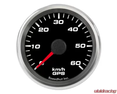 SpeedHut GPS Speedometer Gauge 60kmh Metric - GRM258-GPS-02