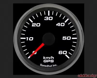 SpeedHut GPS Speedometer Gauge 60kmh Metric - GRM258-GPS-02