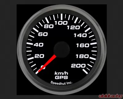 SpeedHut GPS Speedometer Gauge 200kmh Metric - GRM258-GPS-04
