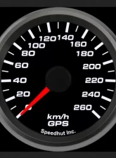SpeedHut GPS Speedometer Gauge 260kmh Metric                                     - GRM258-GPS-05 - Image 2