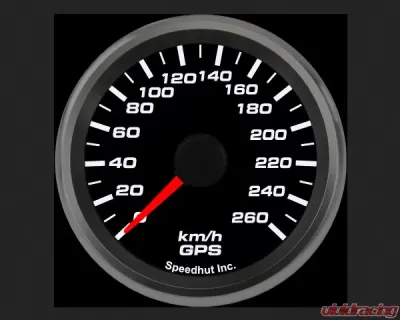 SpeedHut GPS Speedometer Gauge 260kmh Metric - GRM258-GPS-05