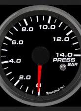 SpeedHut Pressure Gauge 0-14bar Metric with Warning                                     - GRM258-PRESS-03 - Image 2