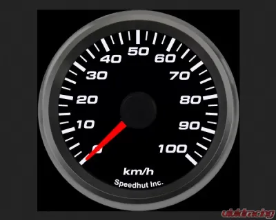 SpeedHut Speedometer Gauge 100kmh Metric Programmable - GRM258-SPEEDO-01