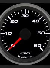 SpeedHut Speedometer Gauge 60kmh Metric Programmable                                     - GRM258-SPEEDO-02 - Image 2