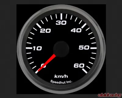SpeedHut Speedometer Gauge 60kmh Metric Programmable - GRM258-SPEEDO-02