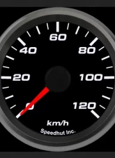 SpeedHut Speedometer Gauge 120kmh Metric Programmable                                     - GRM258-SPEEDO-03 - Image 2