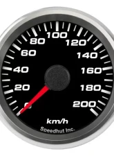 SpeedHut Speedometer Gauge 200kmh Metric Programmable                                     - GRM258-SPEEDO-04 - Image 4