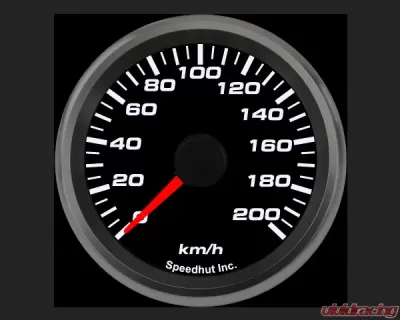 SpeedHut Speedometer Gauge 200kmh Metric Programmable - GRM258-SPEEDO-04
