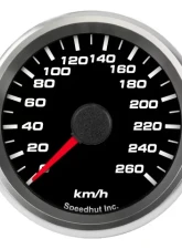 SpeedHut Speedometer Gauge 260kmh Metric Programmable                                     - GRM258-SPEEDO-05 - Image 4