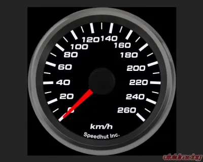 SpeedHut Speedometer Gauge 260kmh Metric Programmable - GRM258-SPEEDO-05