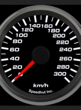 SpeedHut Speedometer Gauge 300kmh Metric Programmable                                     - GRM258-SPEEDO-06 - Image 2