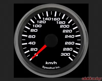 SpeedHut Speedometer Gauge 300kmh Metric Programmable - GRM258-SPEEDO-06