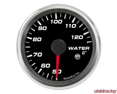 SpeedHut Water Temp Gauge 50-125C Metric with Warning - GRM258-WTR-01