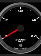 SpeedHut Boost Gauge 0-2bar Metric with Warning                                     - GRM338-BOOST-02 - Image 2