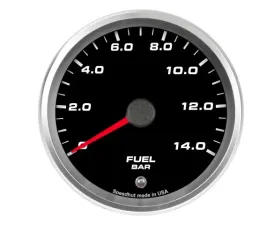 SpeedHut Fuel Pressure Gauge 0-14bar Metric with Warning