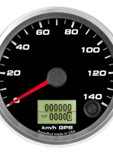 SpeedHut GPS Speedometer Gauge 140kmh Metric                                     - GRM338-GPS-04 - Image 4