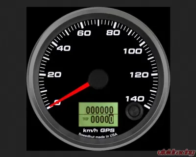 SpeedHut GPS Speedometer Gauge 140kmh Metric - GRM338-GPS-04