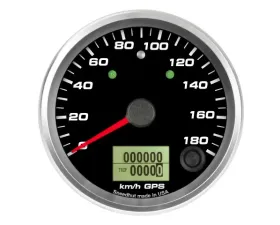SpeedHut GPS Speedometer Gauge 180kmh Metric | with Turn Signal and High Beam