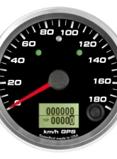 SpeedHut GPS Speedometer Gauge 180kmh Metric | with Turn Signal and High Beam                                     - GRM338-GPS-05T - Image 4