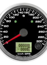 SpeedHut GPS Speedometer Gauge 300kmh Metric | with Turn Signal and High Beam                                     - GRM338-GPS-06T - Image 4