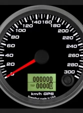 SpeedHut GPS Speedometer Gauge 300kmh Metric                                     - GRM338-GPS-06 - Image 2