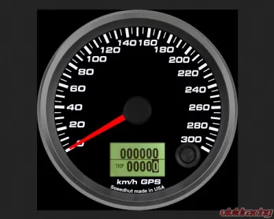 SpeedHut GPS Speedometer Gauge 300kmh Metric - GRM338-GPS-06