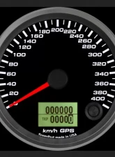 SpeedHut GPS Speedometer Gauge 400kmh Metric                                     - GRM338-GPS-07 - Image 2