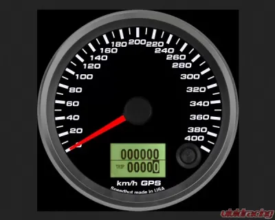 SpeedHut GPS Speedometer Gauge 400kmh Metric - GRM338-GPS-07